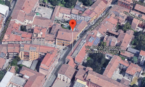 Mappa studio legale di Ferrara