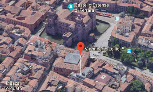 Mappa studio legale di Ferrara